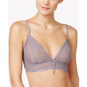 Heidi Klum Womens Intimate Natural French Lace Bra,Large